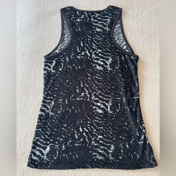 NWT SuperTrash Twipp Feather Print Burnout Tank S - Picture 9 of 13